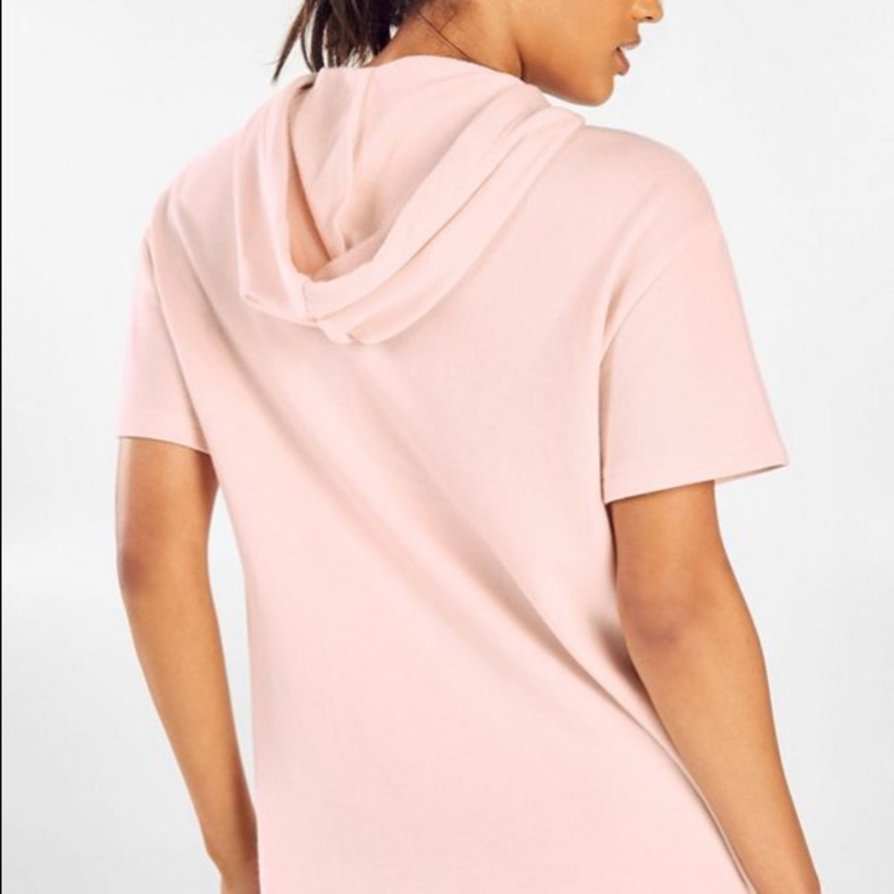 NEW Fabletics Hallie Shortsleeve Tunic Hoodie - Picture 5 of 9